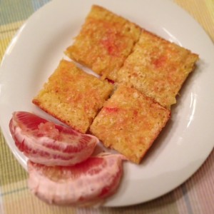 Pomelo bars are like a grown-up version of lemon bars
