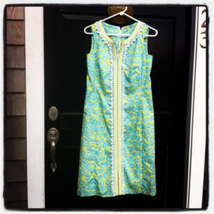 vintage lilly pulitzer maxi dress