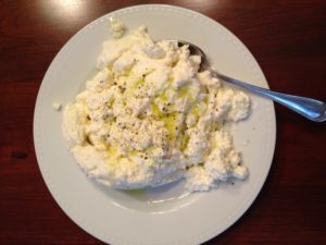 Homemade ricotta from the new cookbook Homemade with Love by Jennifer Perillo.
