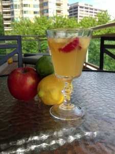 Enjoy this fruity and refreshing white sangria for all your springtime parties.
