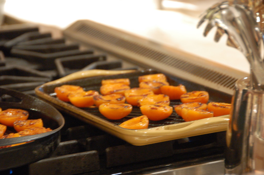 how to grill apricots
