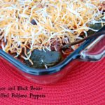 Poblano Peppers Stuffed with Rice and Black Beans