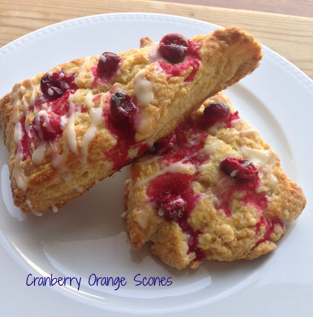 cranberry orange scones