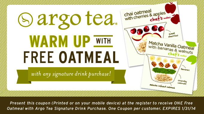 argo tea coupon