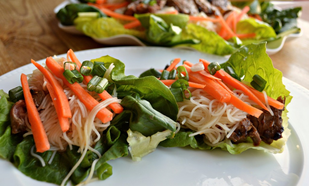 steak lettuce wraps