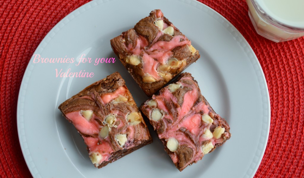 valentine's day cheesecake brownies