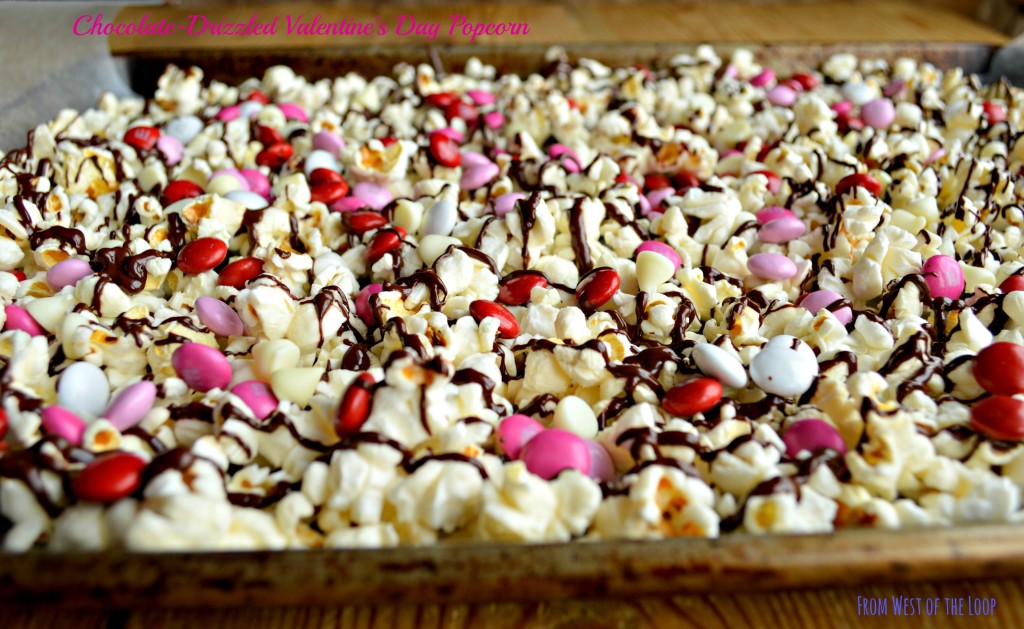 Kid-Friendly Valentine's Day Treat: Chocolate-Drizzled Popcorn - West of  the Loop