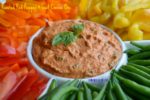 goat cheese and roasted red pepper dip