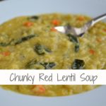 Chunky Red Lentil Soup 