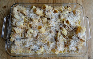 baked pasta with cauliflower