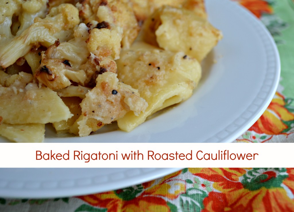 cauliflower baked pasta