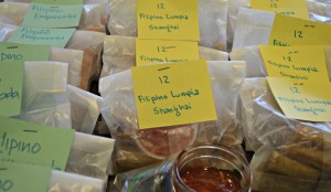 lumpia at the Chicago Food Swap