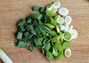 how to use green garlic