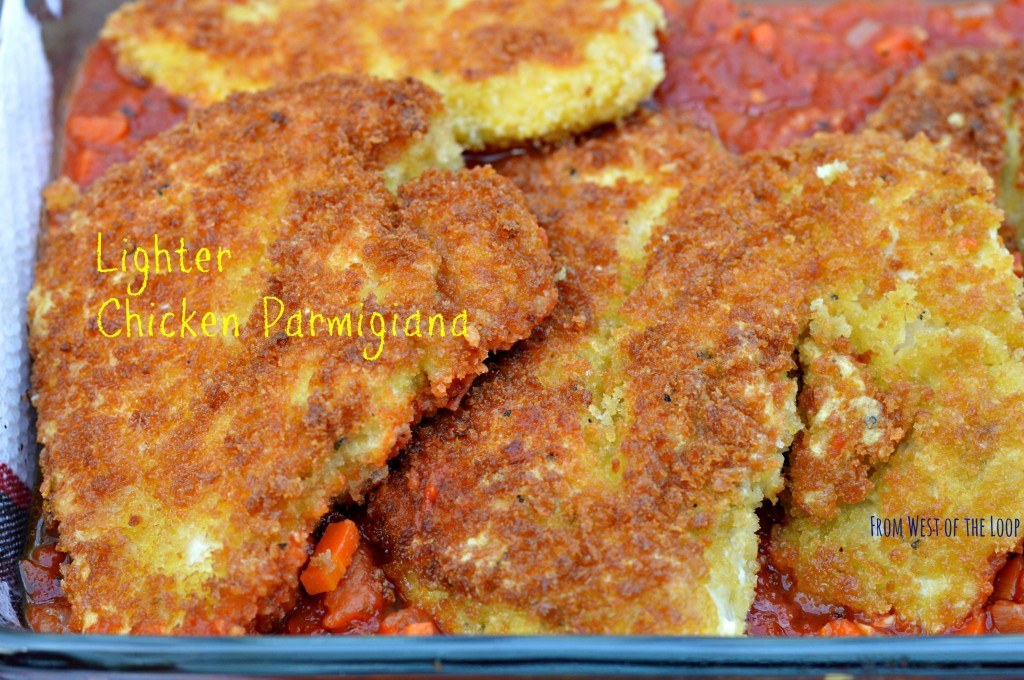 lighter chicken parmesan