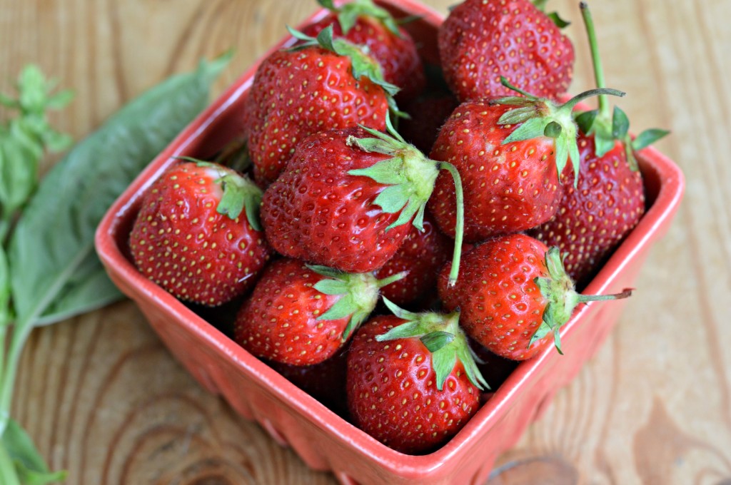 fresh local strawberries