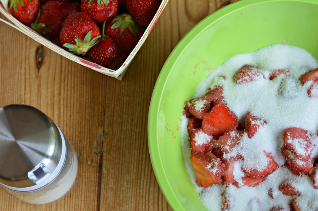 macerating strawberries