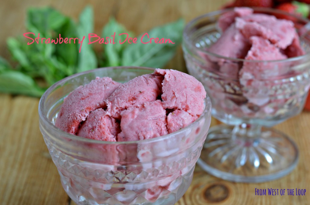 strawberry basil ice cream