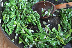 sautéed turnip greens