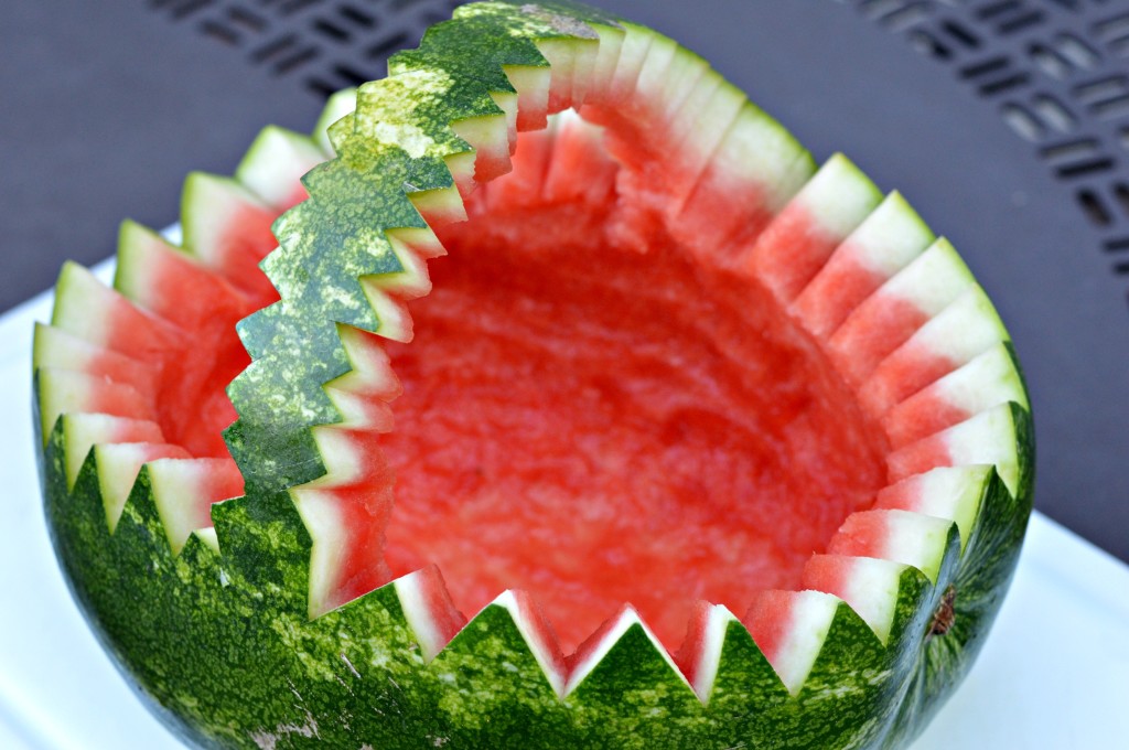 watermelon basket for baby shower