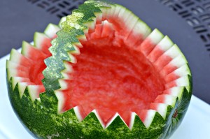 make a watermelon basket
