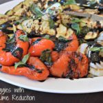 Grilled Vegetables with Balsamic-Lime Reduction