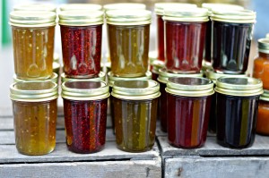 jams at farmers market