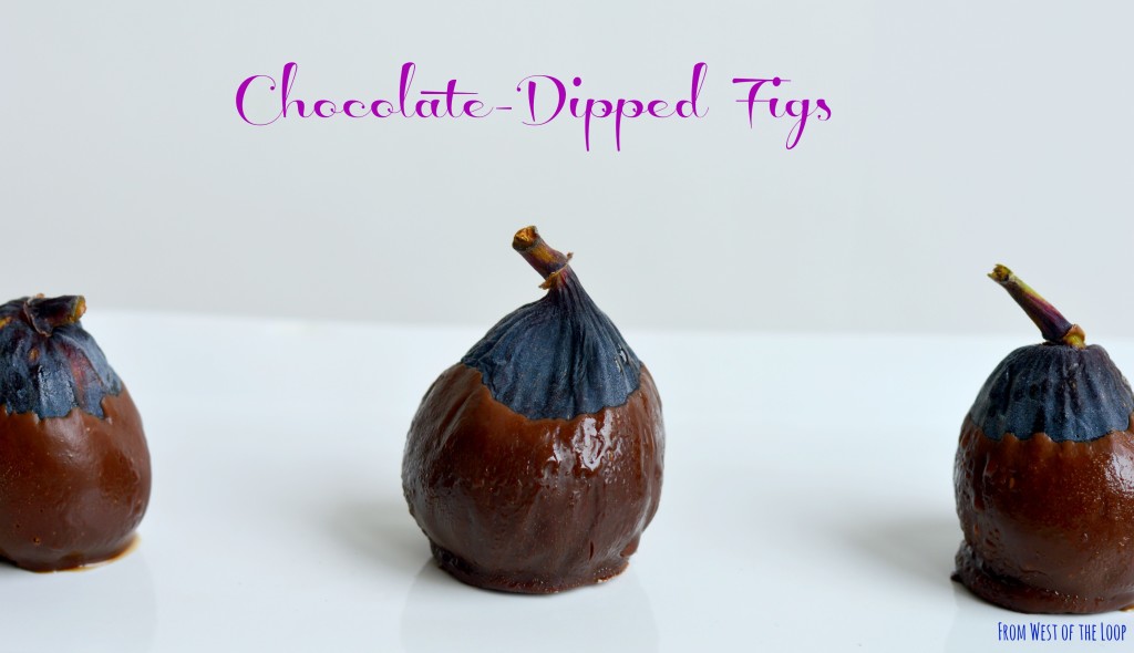 chocolate dipped figs