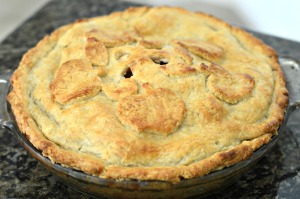 homemade apple pie