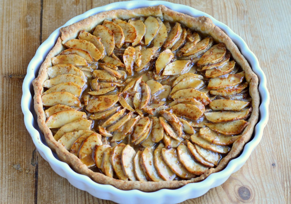 caramel apple tart