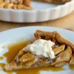 Apple Caramel Tart for Thanksgiving