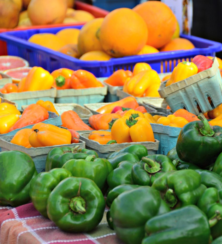 farmers market peppers