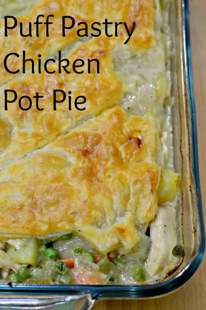 Chicken Pot Pie with Puff Pastry Crust - West of the Loop