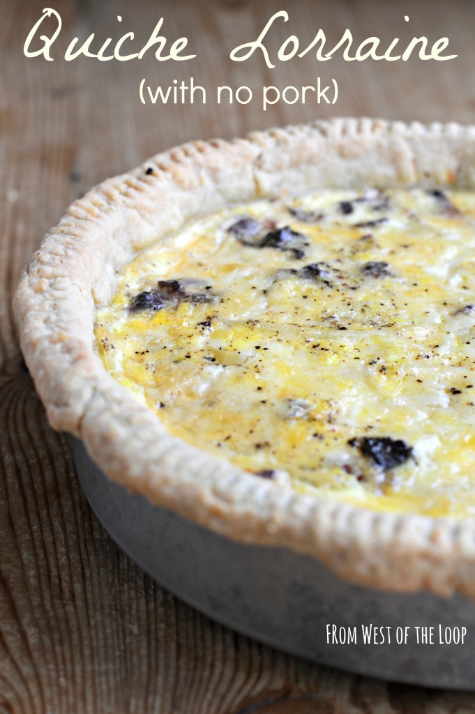 quiche lorraine with no pork