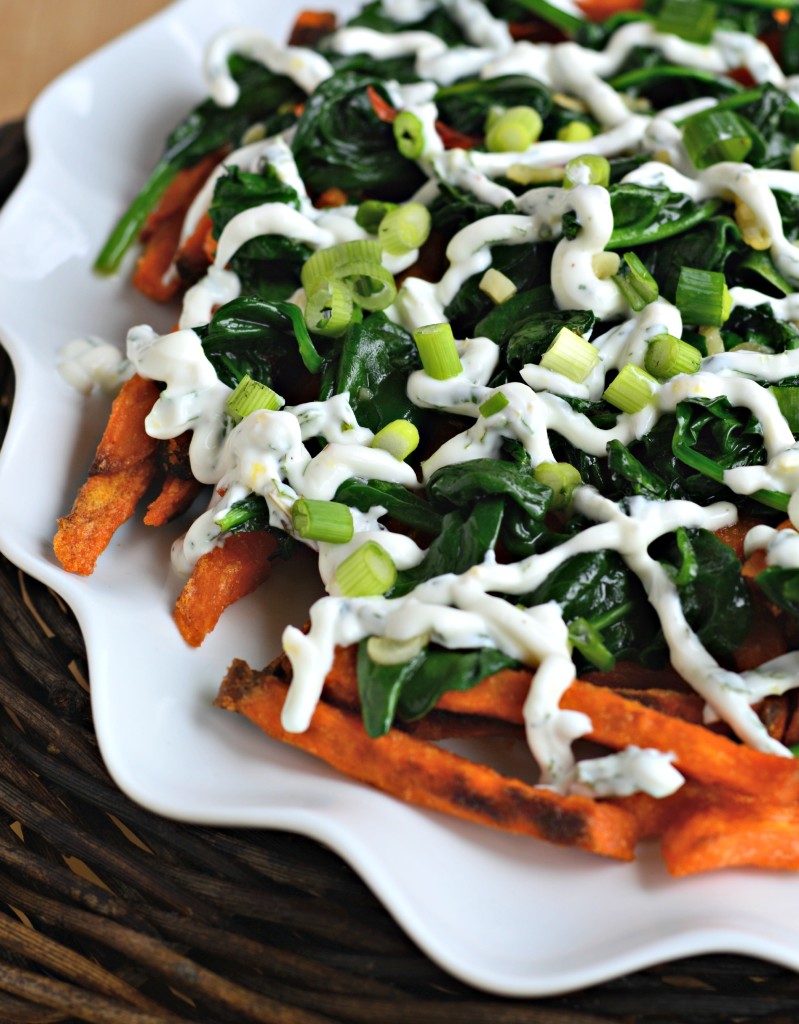 how to serve sweet potato fries