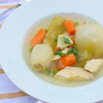 Asian-Inspired Chicken Soup with Spring Onion
