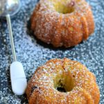 Rhubarb Buttermilk Mini Bundt Cakes