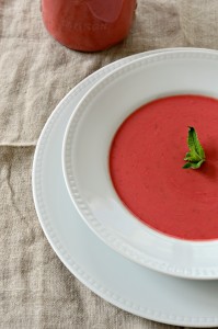 fruit soup appetizer