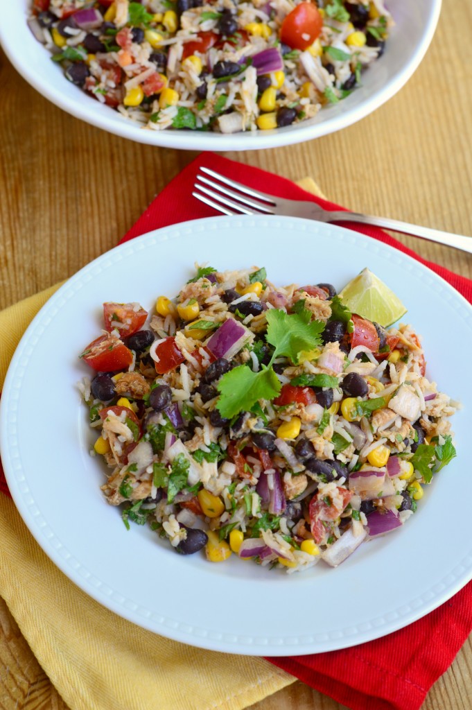 black bean rice salad