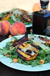 salad grilled peaches