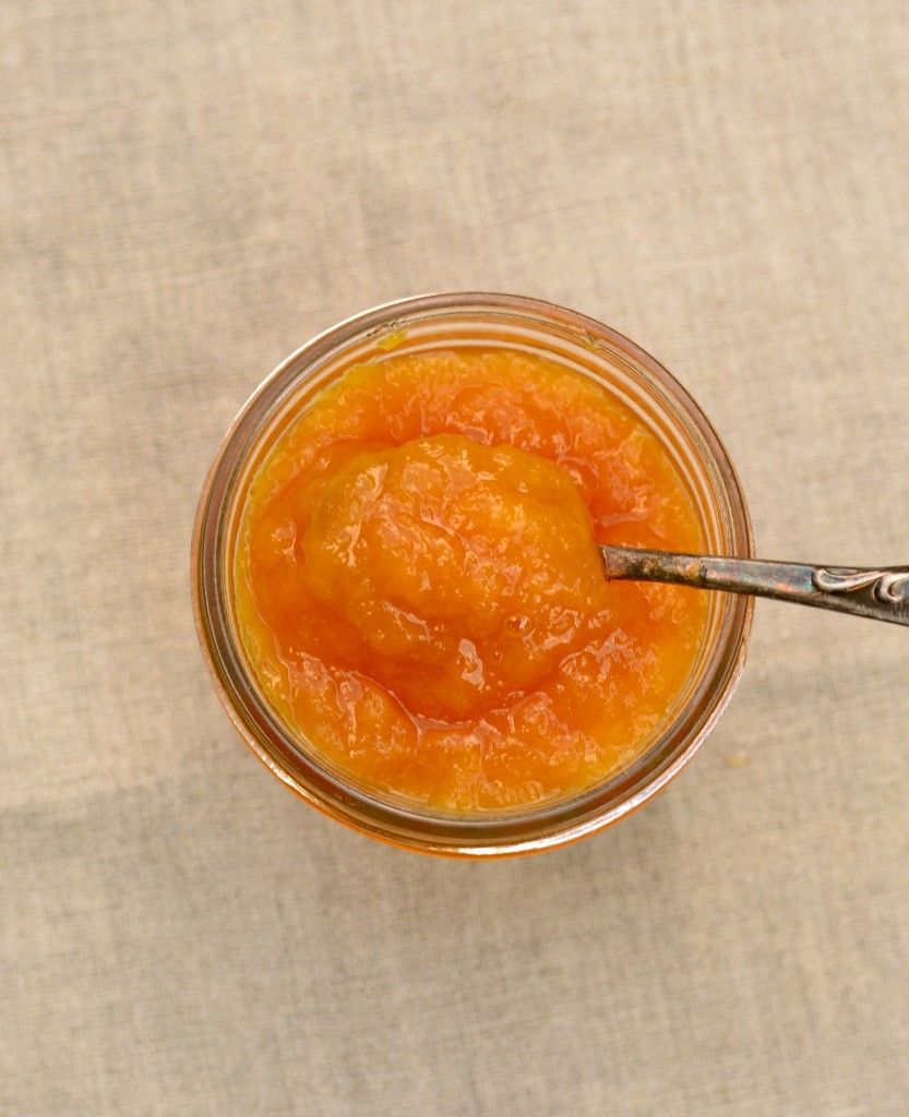 small batch peach jam