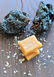 chile-infused caramels