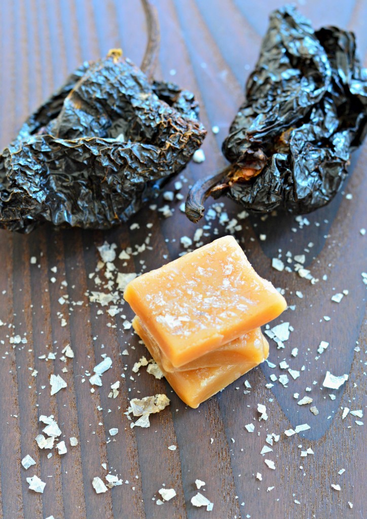 chile-infused caramels