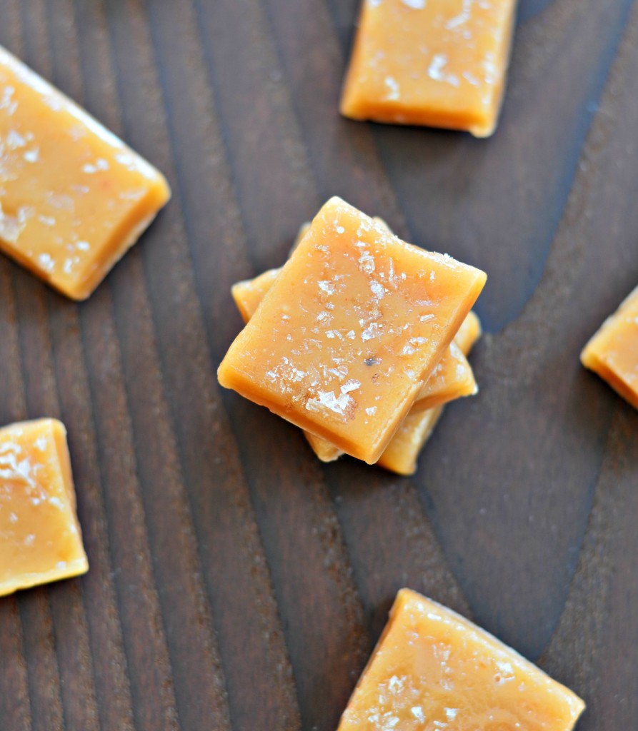 smoked salt caramels