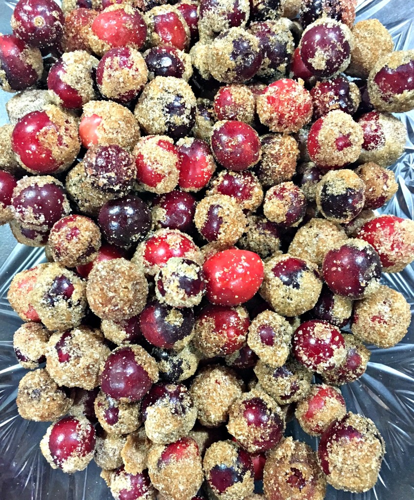 candied cranberries