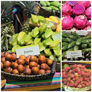 exotic fruits and vegetables