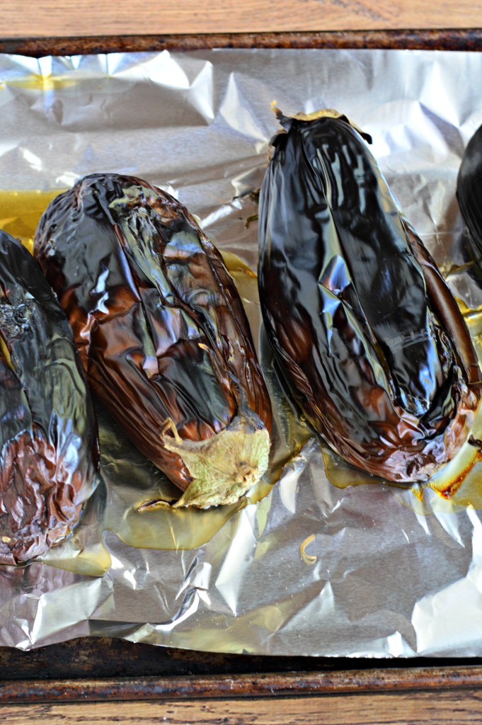 how to roast eggplants