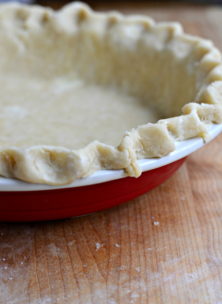 crimped pie crust