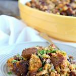Chipotle, Pecan, and Cranberry Cornbread Stuffing