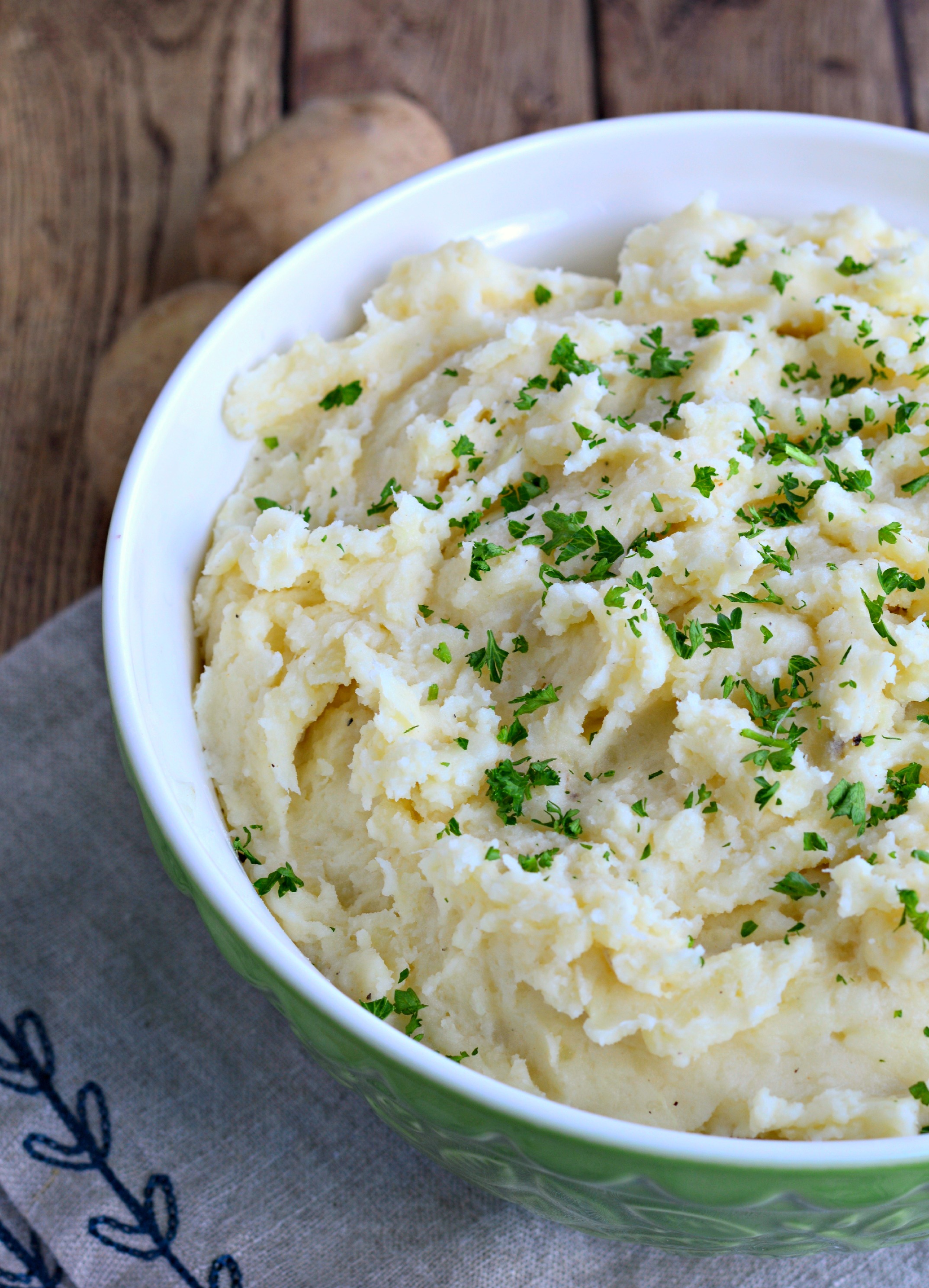 mashed-potato-green-bowl - West of the Loop