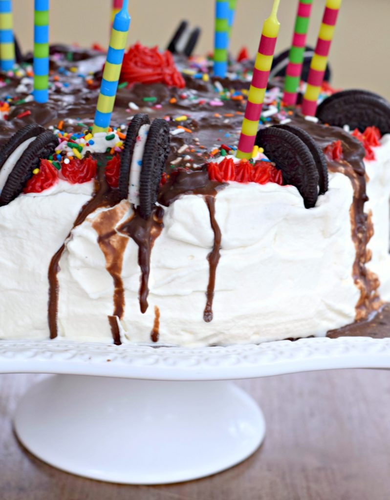 homemade ice cream cake